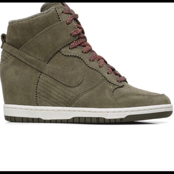 Nike Shoes | Nike Dunk Ski Hi Sneaker In Army Green | Poshmark